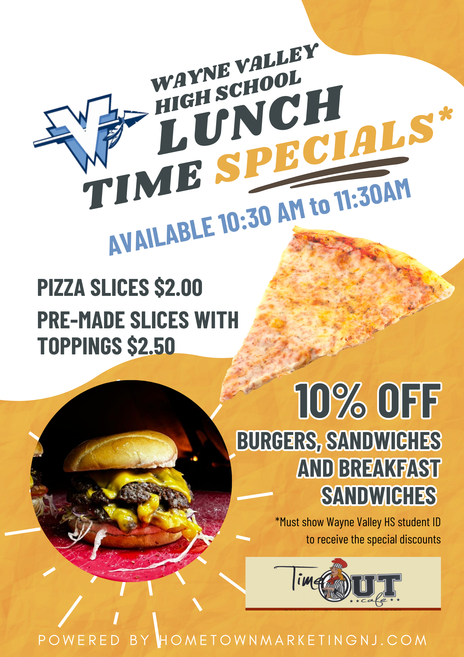 Time out cafe lunch time specials 5222024